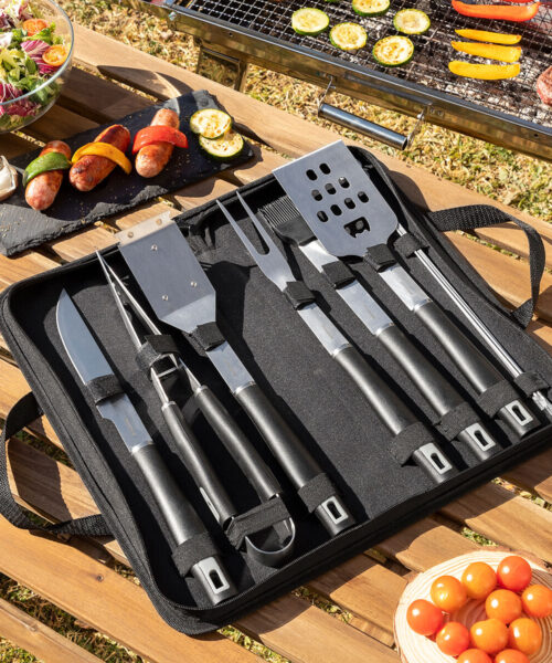 Grillbesteck-Set mit Koffer BBSet InnovaGoods 12-teilig