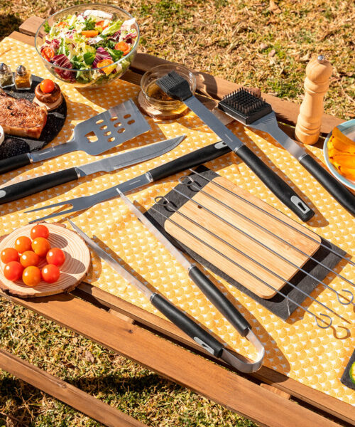 Grillbesteck-Set mit Koffer BBSet InnovaGoods 12-teilig