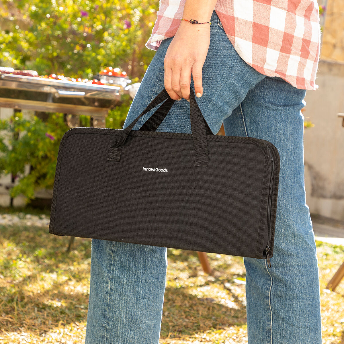 Grillbesteck-Set mit Koffer BBSet InnovaGoods 12-teilig