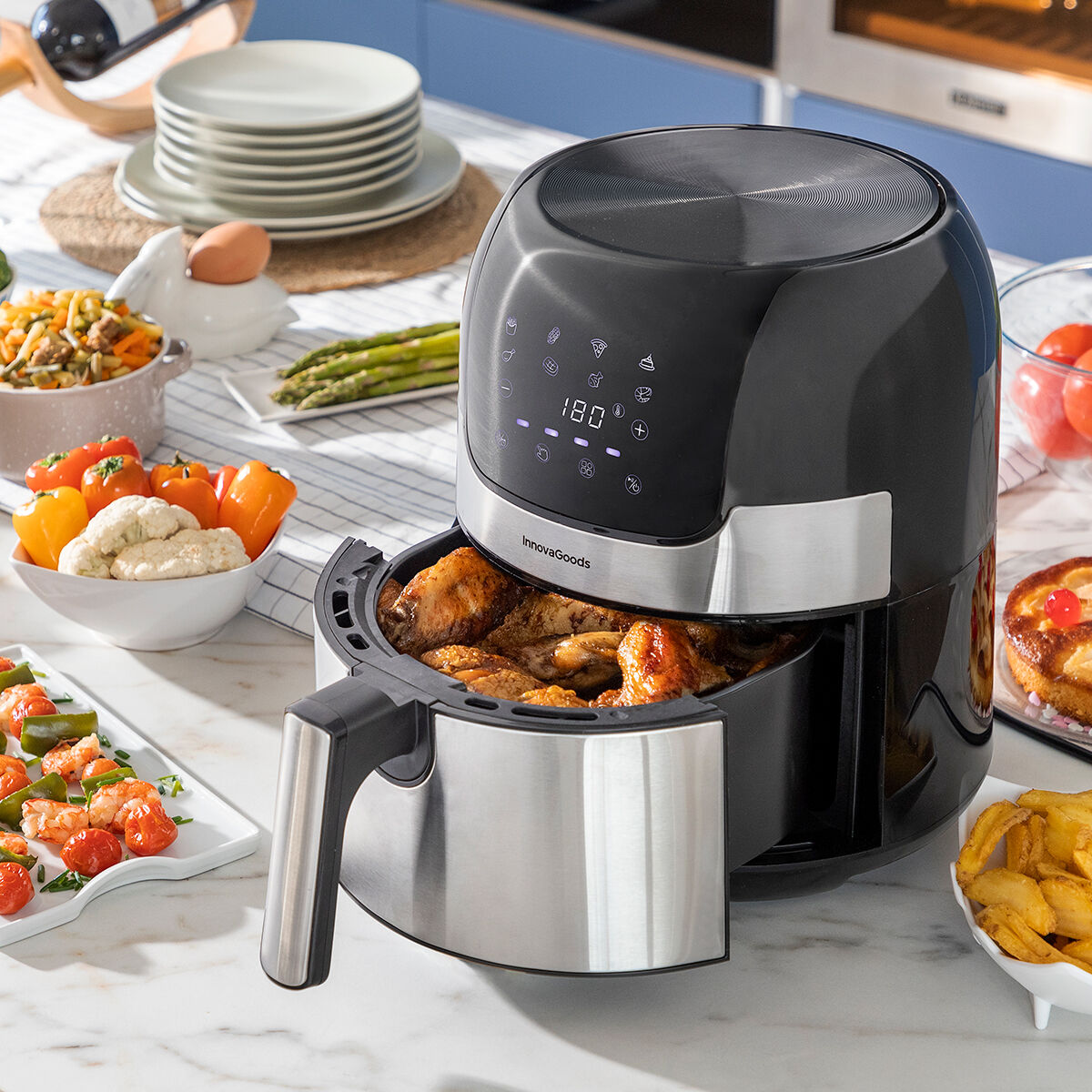 Luftfritteuse InnovaGoods Fryinn 3500 Schwarz 1400 W 3