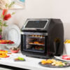 Luftfritteuse InnovaGoods Fryinn Pro Max 12000 Schwarz 1800 W 12 L Edelstahl