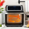 Luftfritteuse InnovaGoods Fryinn Pro Max 12000 Schwarz 1800 W 12 L Edelstahl