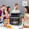 Luftfritteuse InnovaGoods Fryinn Pro Max 12000 Schwarz 1800 W 12 L Edelstahl