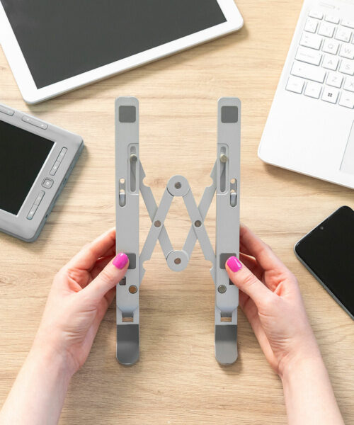 Klappbarer und verstellbarer Laptopständer Flastan InnovaGoods