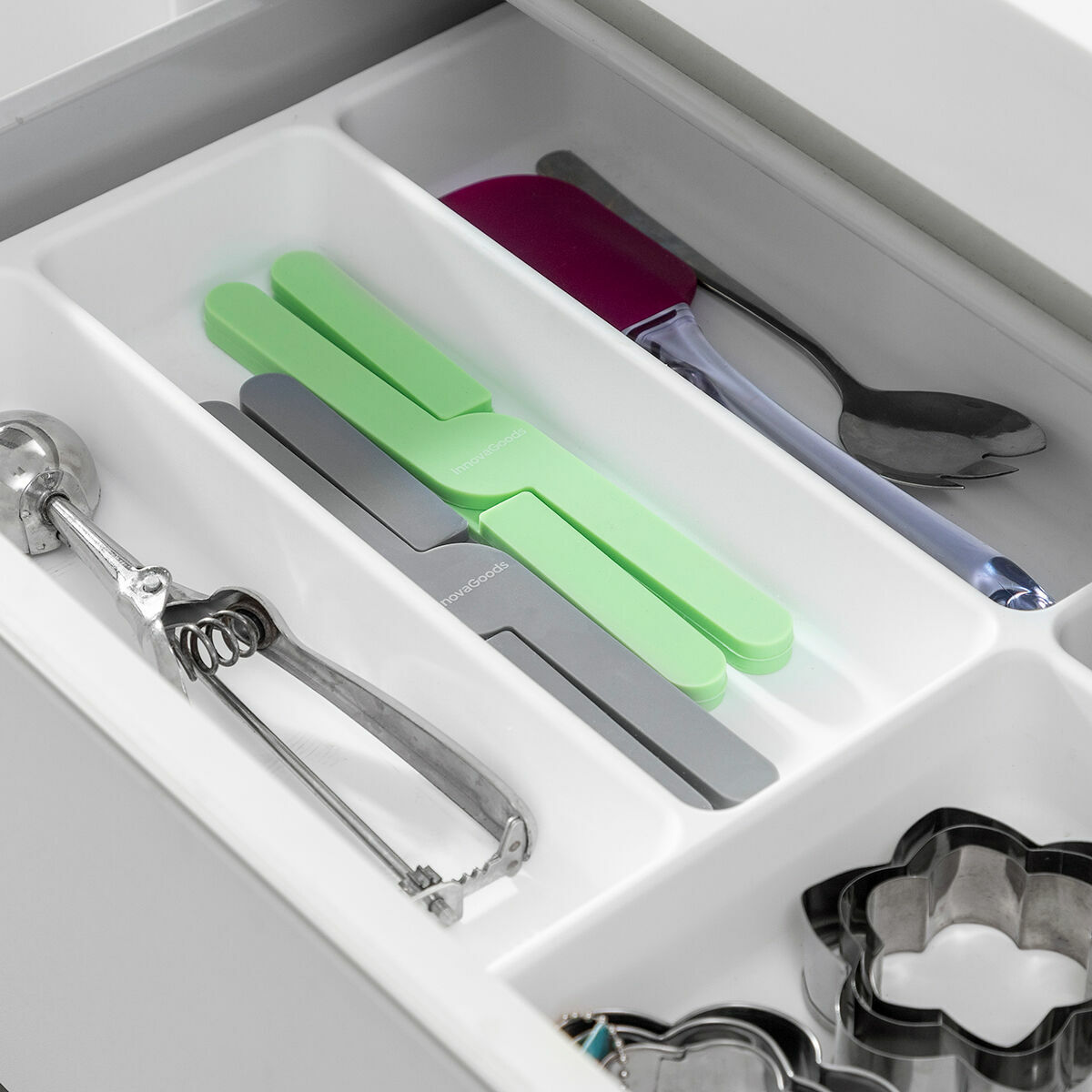 Einzelner faltbarer Silikon-Untersetzer Folvet InnovaGoods 2 Einheiten