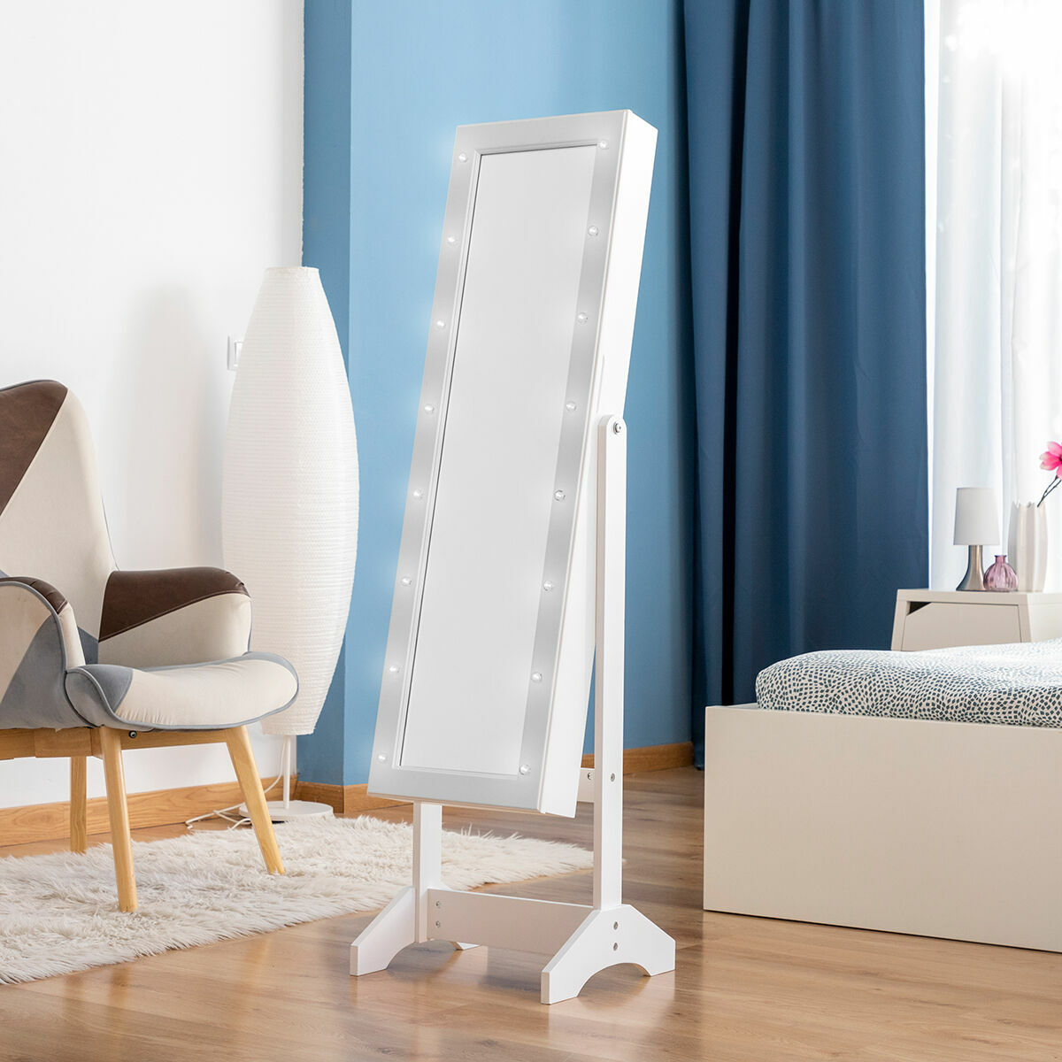 Stehender Schmuckspiegel mit LED-Leuchten Jewight InnovaGoods
