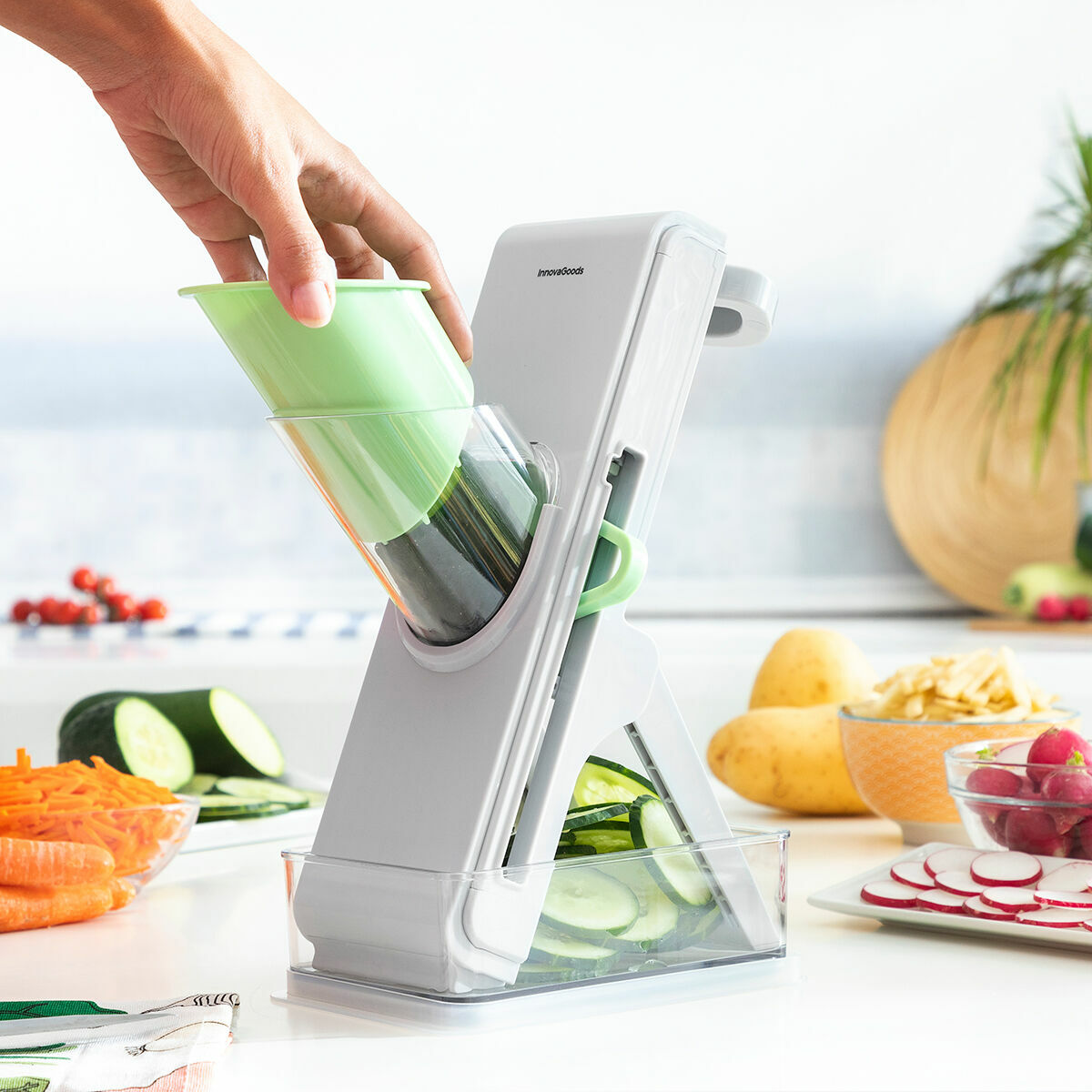 5-in-1-Klapp-Gemüseschneider Mandoline Slichen InnovaGoods
