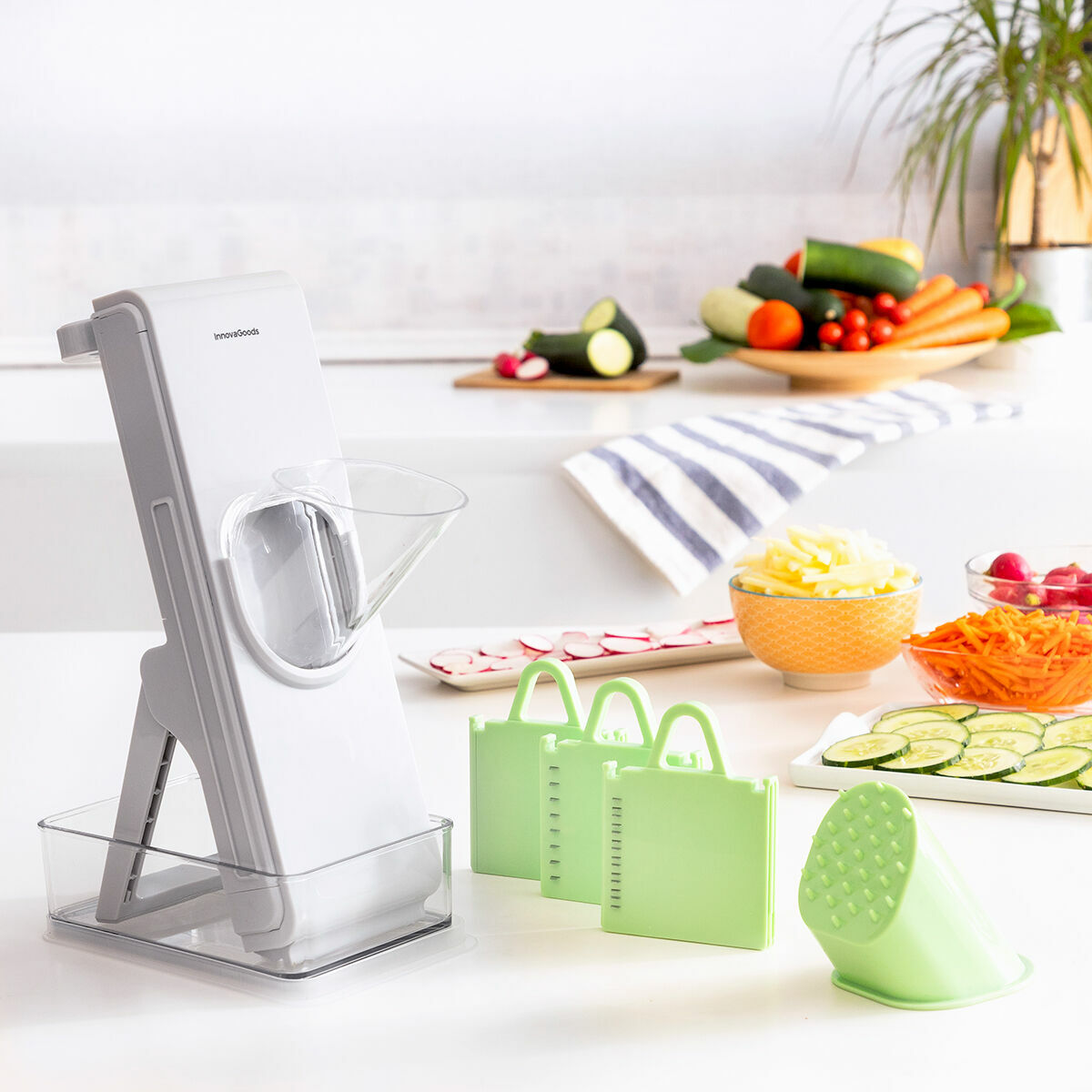 5-in-1-Klapp-Gemüseschneider Mandoline Slichen InnovaGoods