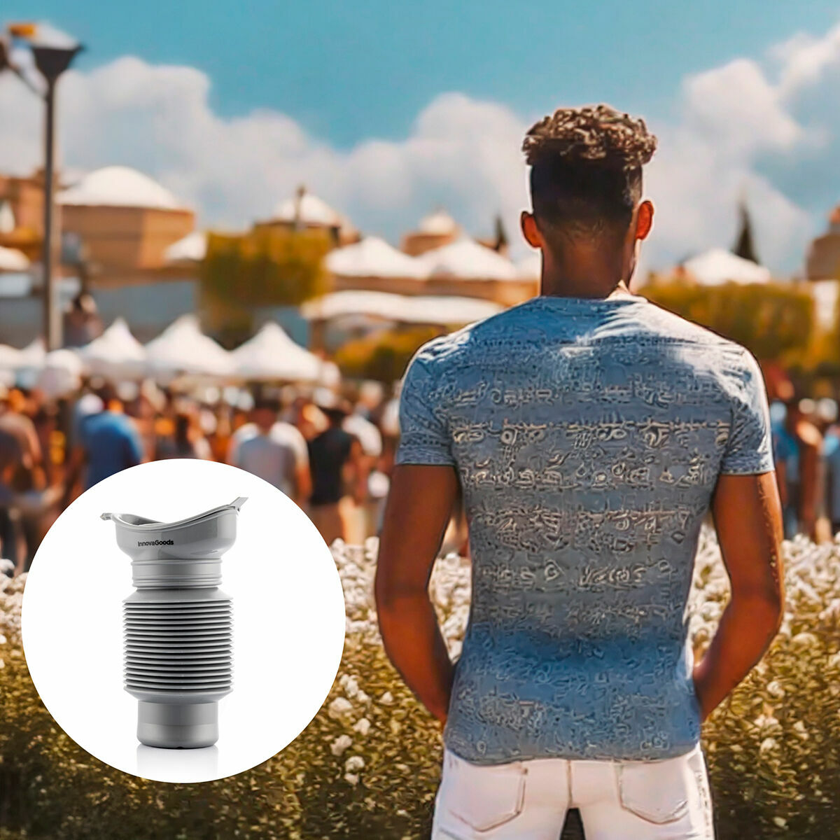 Zusammenklappbares tragbares Urinal Easpee InnovaGoods