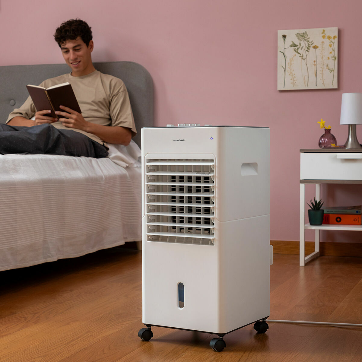 Tragbarer Multifunktions-Verdunstungsluftkühler Airvecove InnovaGoods 5 L 65 W