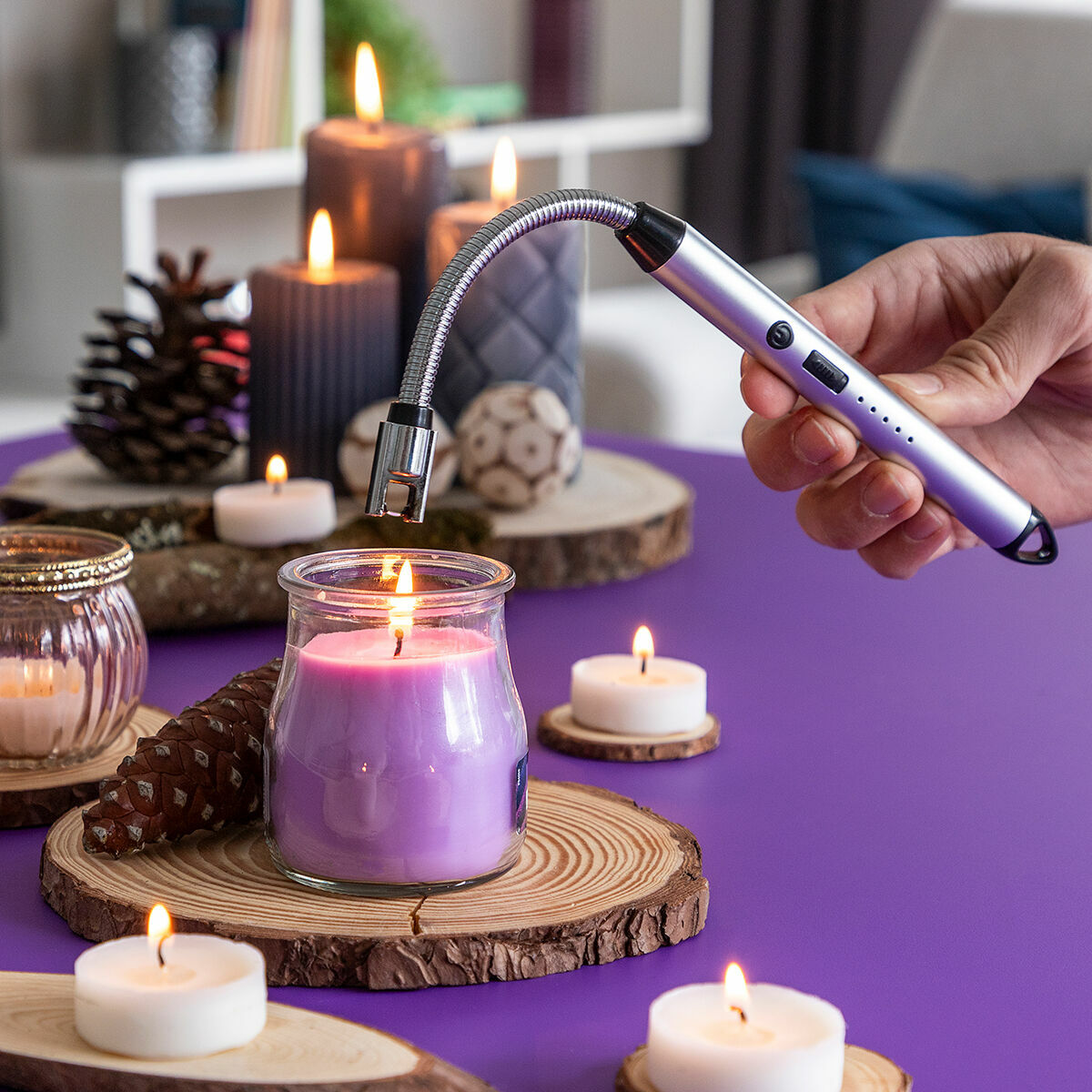 Wiederaufladbares und flexibles elektrisches Feuerzeug Eflecther InnovaGoods