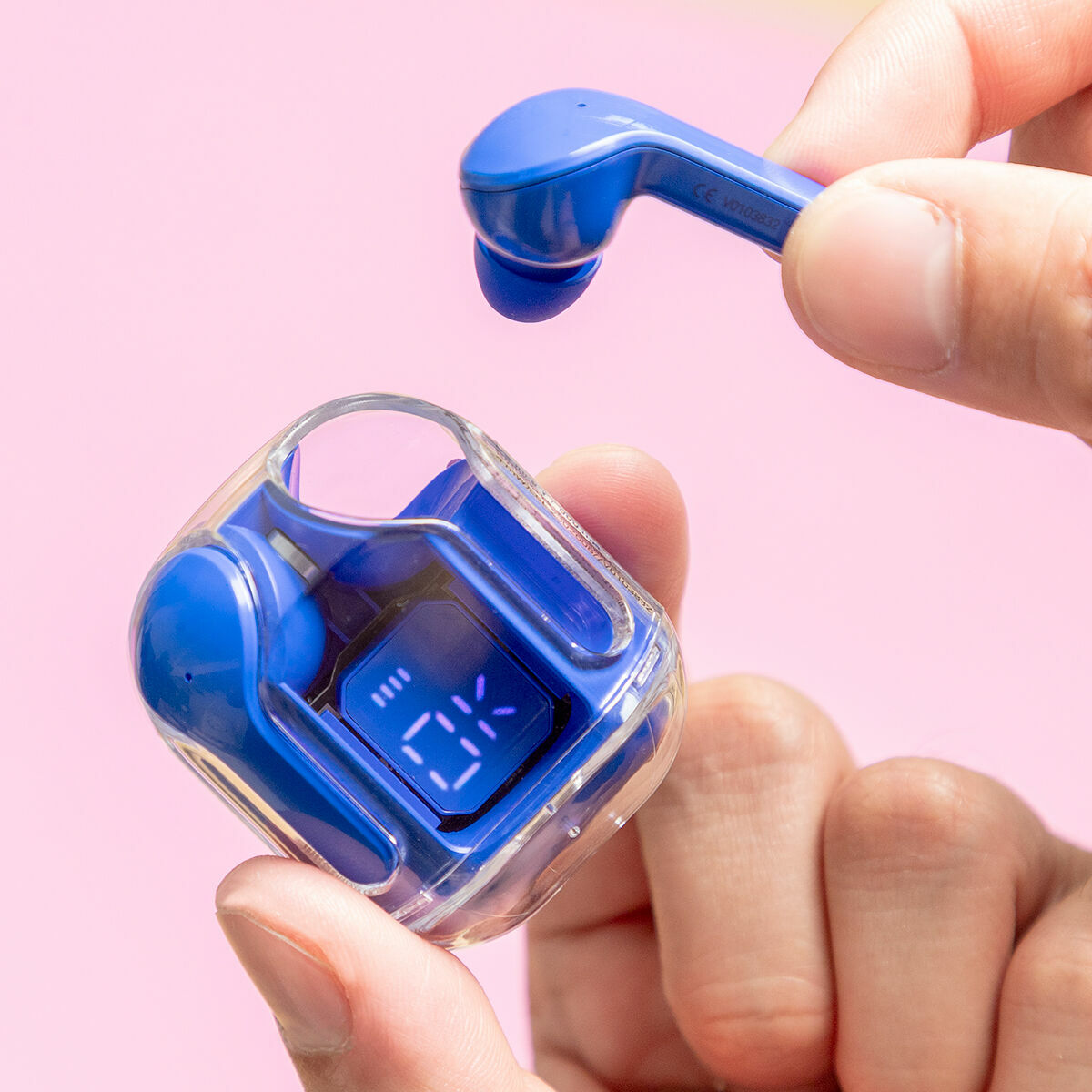 Kabellose Kopfhörer mit Ladeetui Blau InnovaGoods