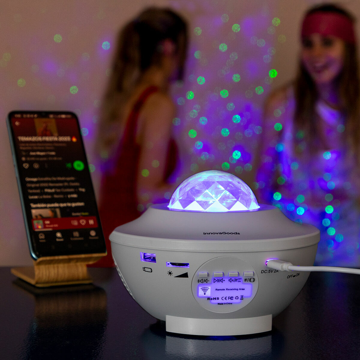 LED-Sternprojektor mit Lautsprecher Sedlay InnovaGoods