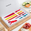 Set keramikbeschichteter Messer mit Schäler Knoolvs InnovaGoods 6-teilig
