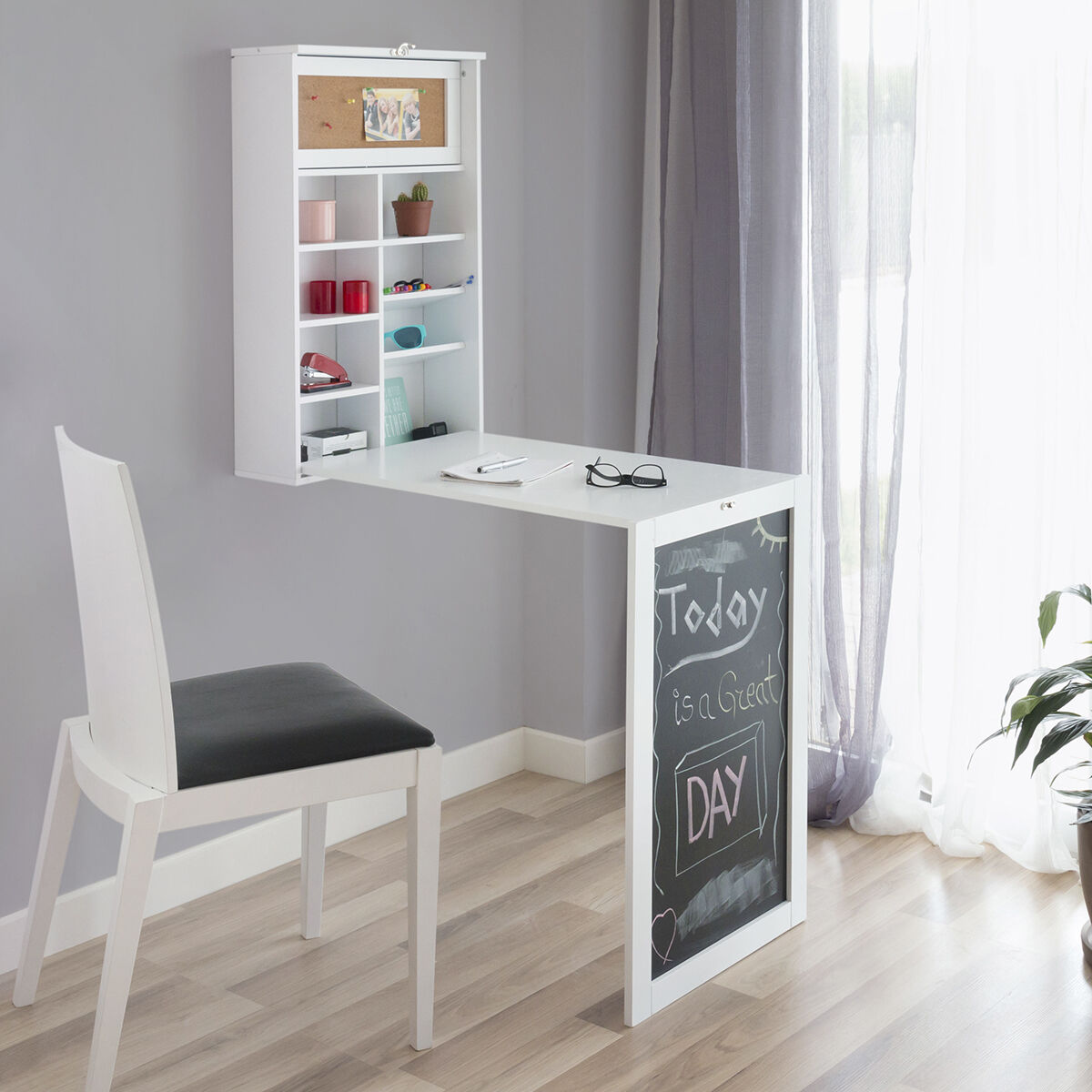 Klappbarer Wandschreibtisch Woldy InnovaGoods