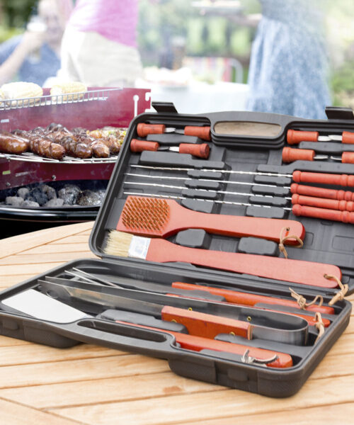 Grillkoffer Barbecase InnovaGoods 18 Stück