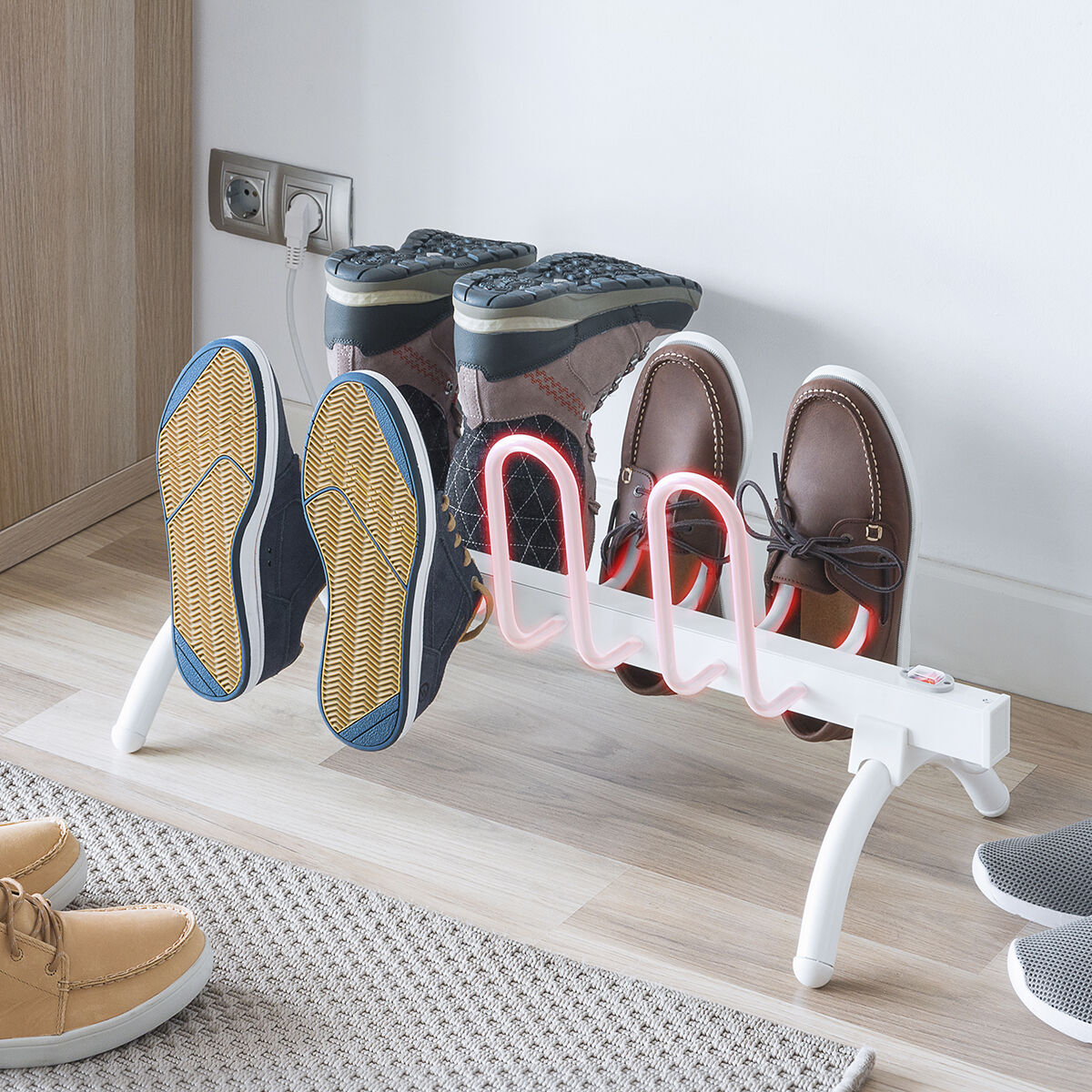 Elektrischer Schuhtrockner InnovaGoods 80 W 4 Paar