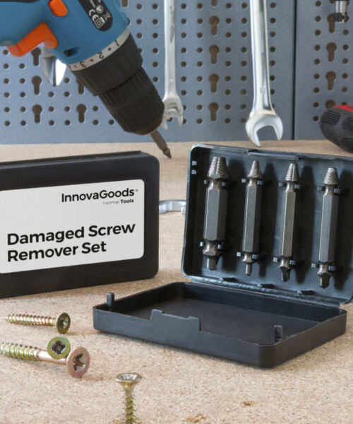 Beschädigter Schraubenentferner-Satz InnovaGoods 4 Einheiten