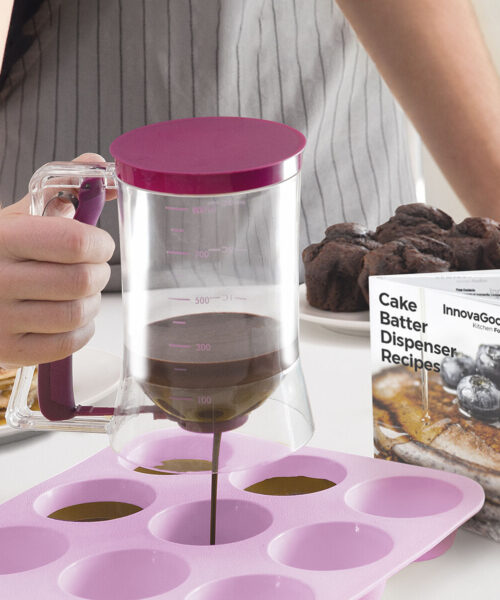 Kuchenteigspender mit Rezeptbox InnovaGoods