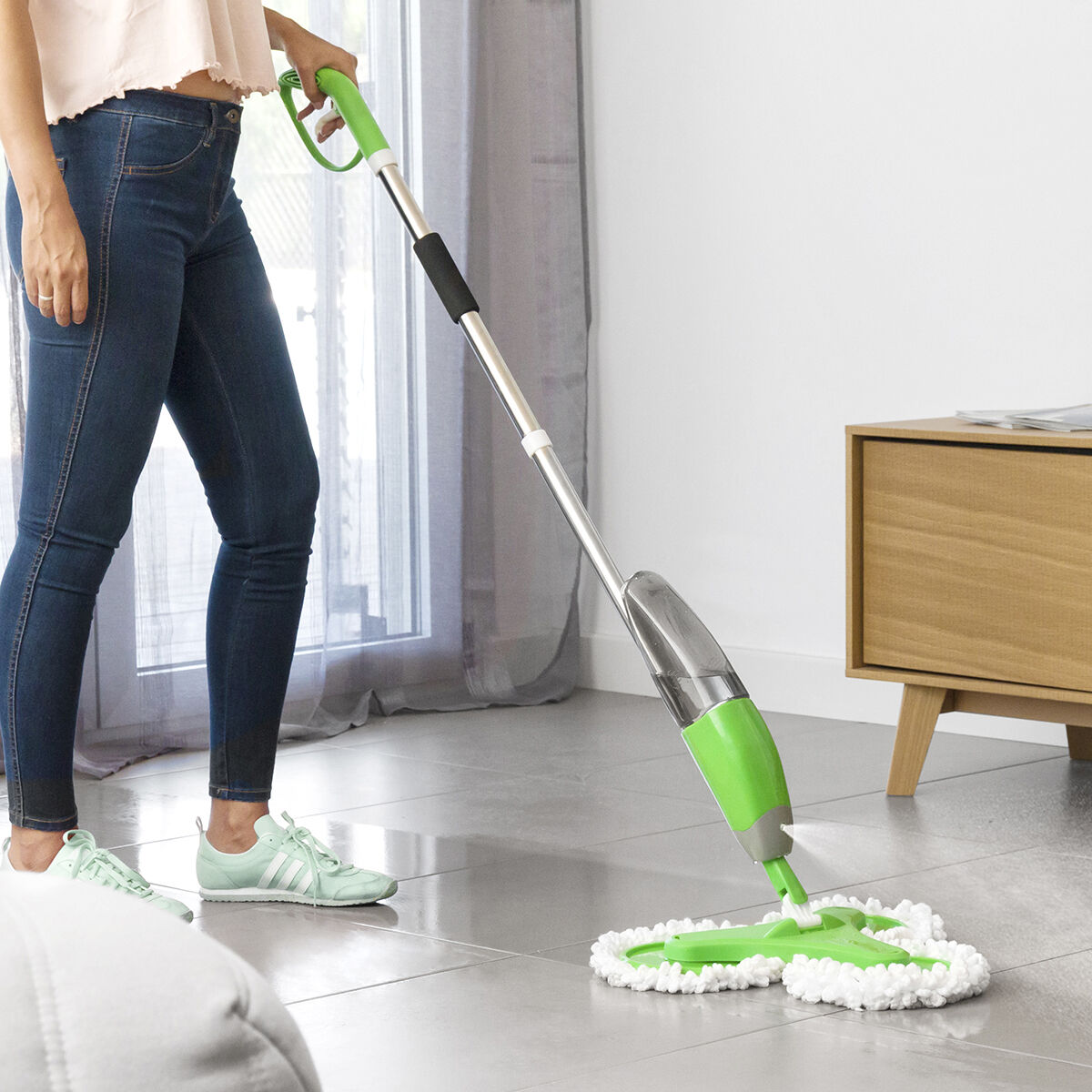 Dreifach-Staubwischer mit Spray Trimoppy InnovaGoods