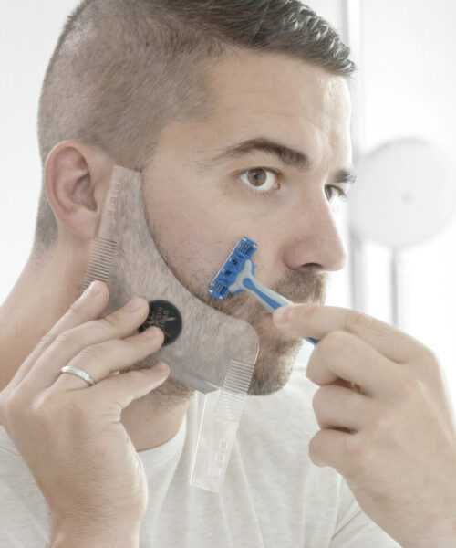 Hipster-Friseurbart-Schablone zum Rasieren von InnovaGoods