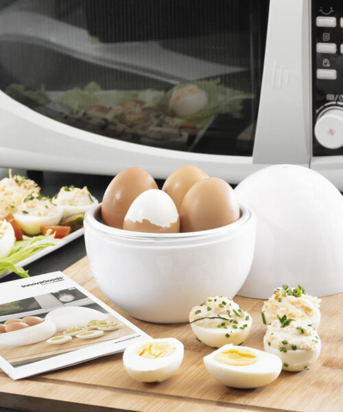 Mikrowellen-Eierkocher mit Rezeptheft Boilegg InnovaGoods