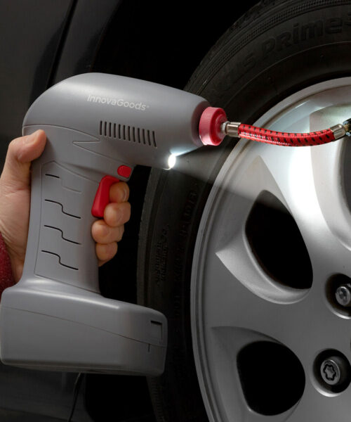 Tragbarer Luftkompressor mit LED-Licht. Airpro+ InnovaGoods