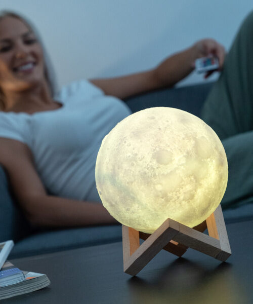 Wiederaufladbare LED-Mondlampe Moondy InnovaGoods