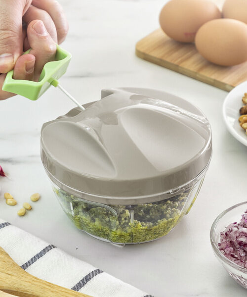 Manueller Mini-Zerkleinerer mit Zugschnur Spinop InnovaGoods
