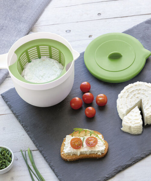 Form zur Herstellung von Frischkäse mit Anleitung und Rezepten Freashy InnovaGoods