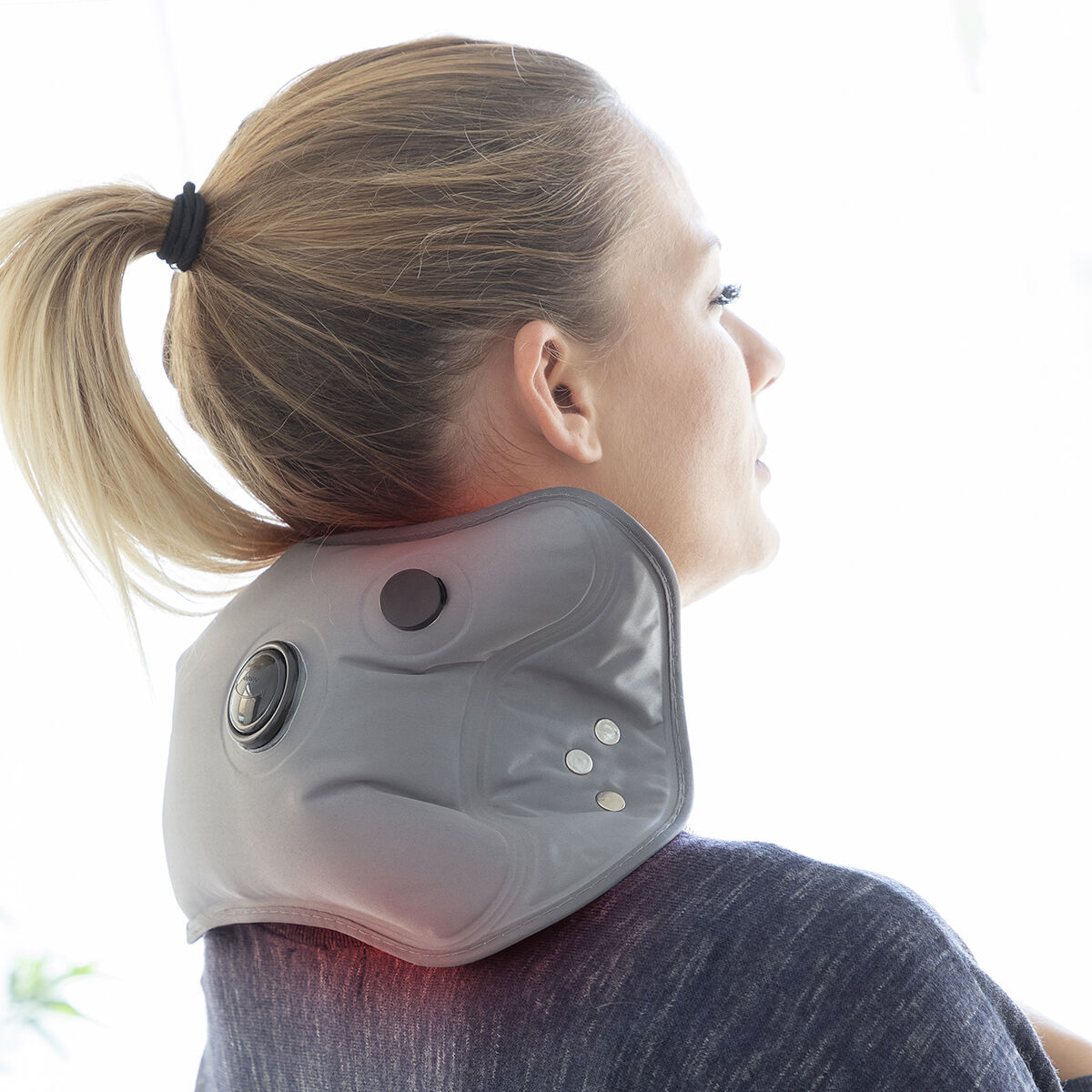 Verstellbare nachfüllbare Wärmflasche Hutter InnovaGoods Grey 400 W