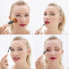 Set Make-up-Pinsel aus Holz mit Tragetasche Miset InnovaGoods 5 Einheiten