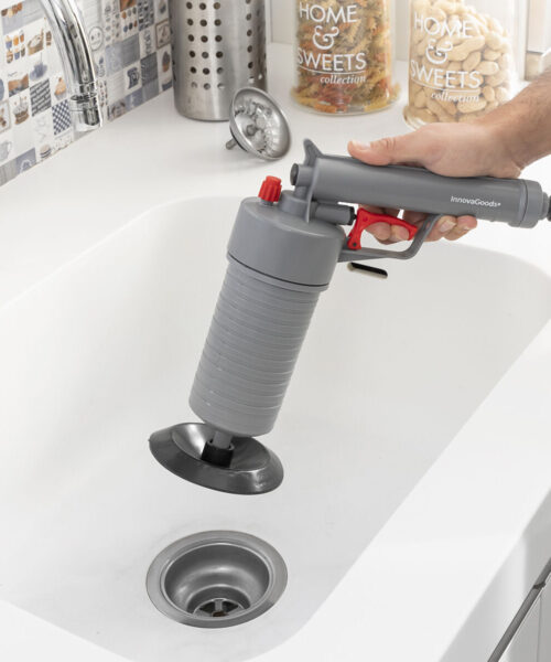 Universelle Druckluft-Entstopfungspistole mit Adaptern KlinGun InnovaGoods