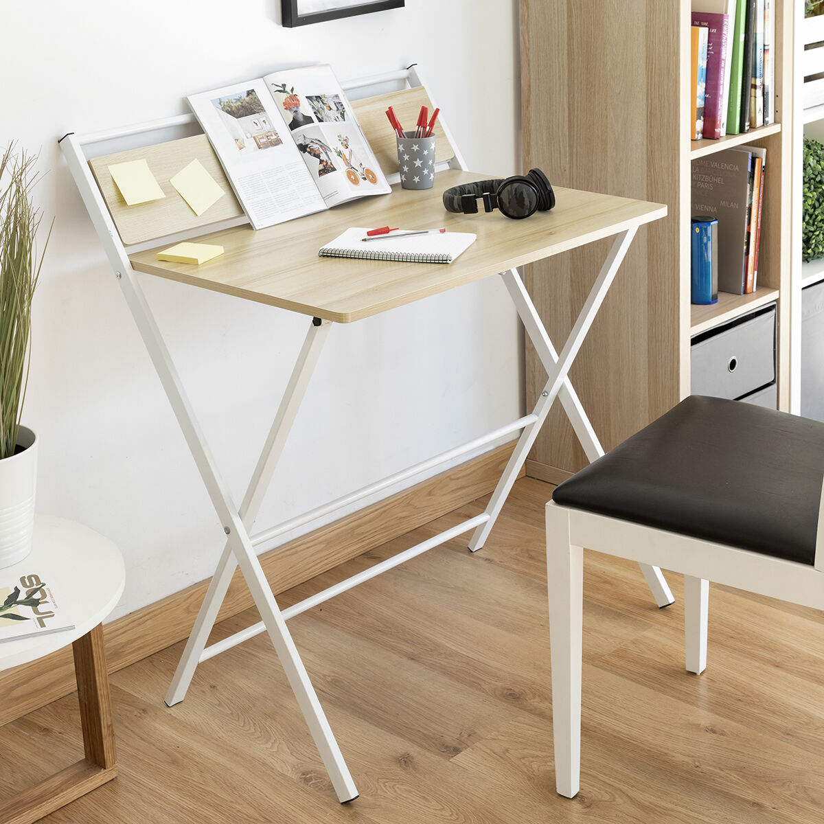 Klappbarer Schreibtisch mit Regal Tablezy InnovaGoods
