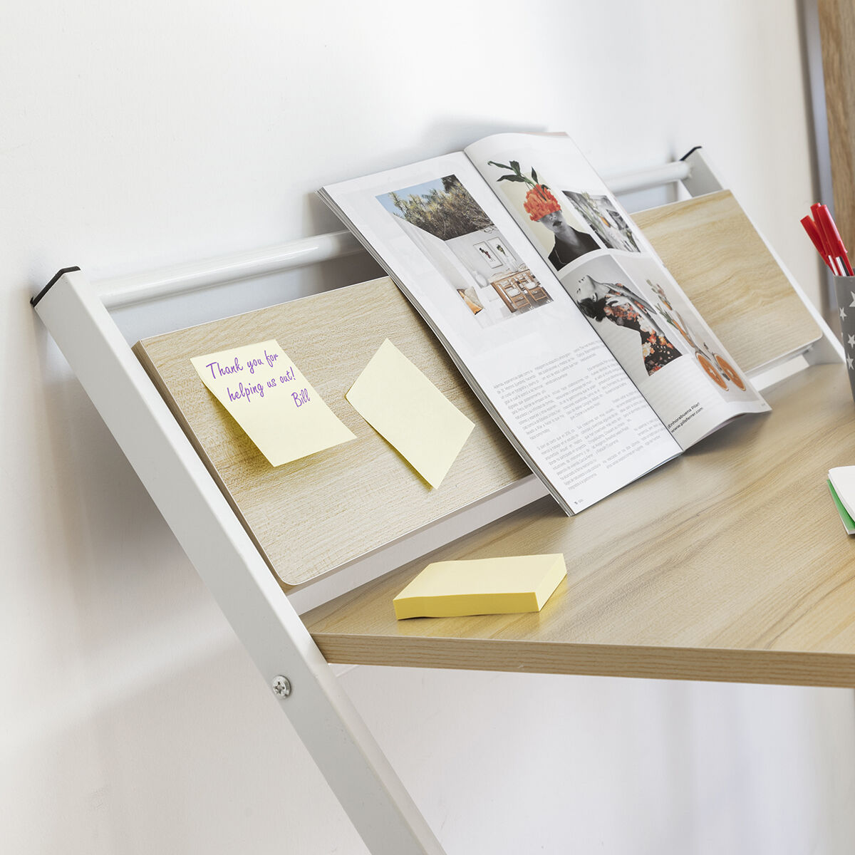 Klappbarer Schreibtisch mit Regal Tablezy InnovaGoods