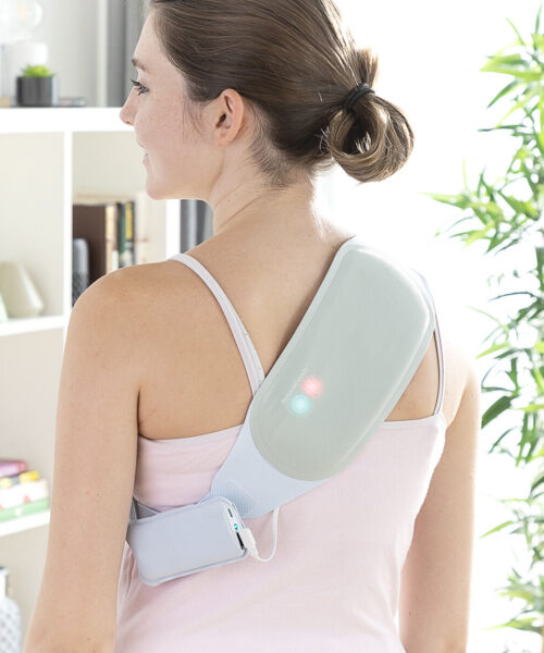 Wiederaufladbarer kabelloser Massage- und Wärmegürtel Beldisse InnovaGoods