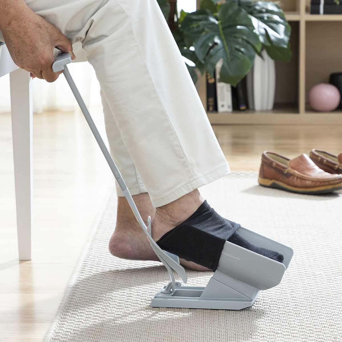 Sockenhilfe und Schuhanzieher mit Sockenentferner Shoeasy InnovaGoods