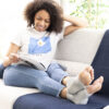 Feuchtigkeitsspendende Socken mit Gelpolsterung und natürlichen Ölen regenerieren InnovaGoods