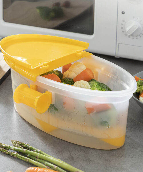 4-in-1-Nudelkocher für die Mikrowelle mit Zubehör und Rezepten von Pastrainest InnovaGoods