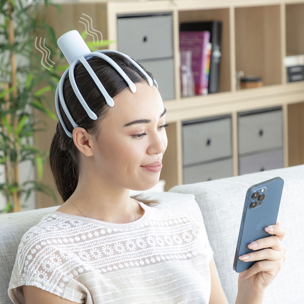 Massagegerät mit wiederaufladbarem Kopf Helax InnovaGoods