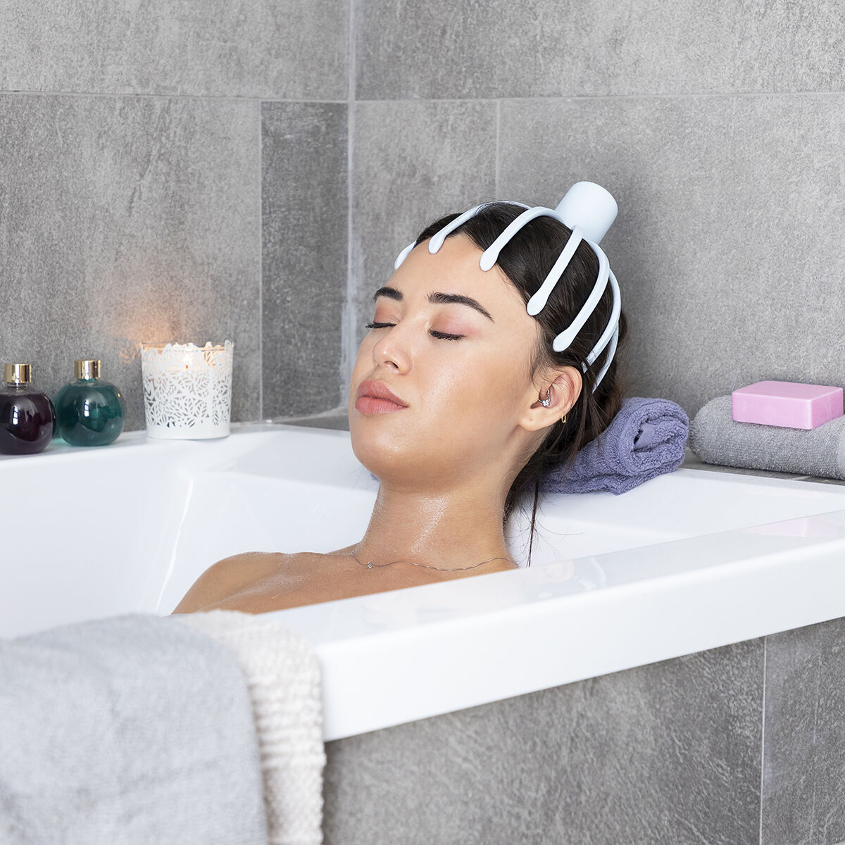 Massagegerät mit wiederaufladbarem Kopf Helax InnovaGoods