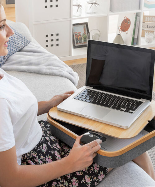 Tragbarer Laptop-Schreibtisch mit Ablagefach Large InnovaGoods
