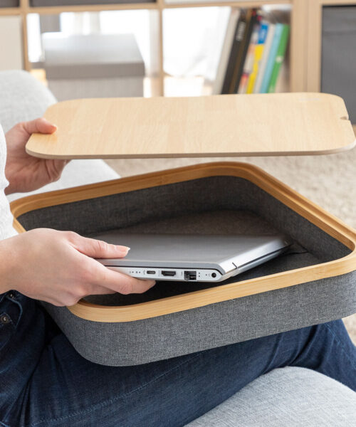 Tragbarer Laptop-Schreibtisch mit Ablagefach Large InnovaGoods