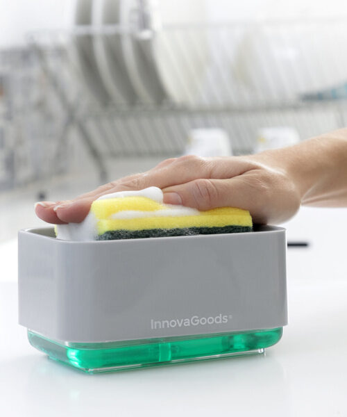 2-in-1-Seifenspender für die Küchenspüle Pushoap InnovaGoods
