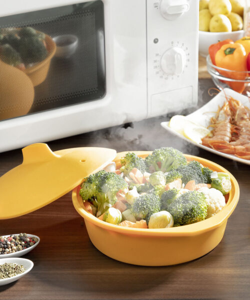 Multifunktions-Dampfgarer aus Silikon mit Rezepten Silicotte InnovaGoods