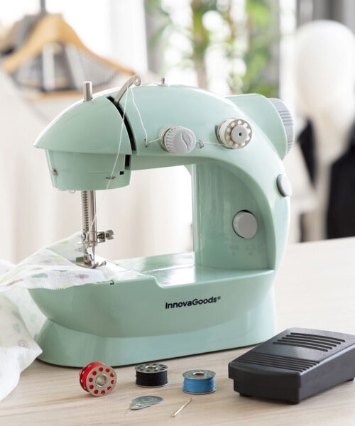 Tragbare Mini-Nähmaschine mit LED