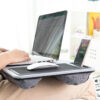 Tragbarer Laptop-Schreibtisch mit XL-Kissen Deskion InnovaGoods