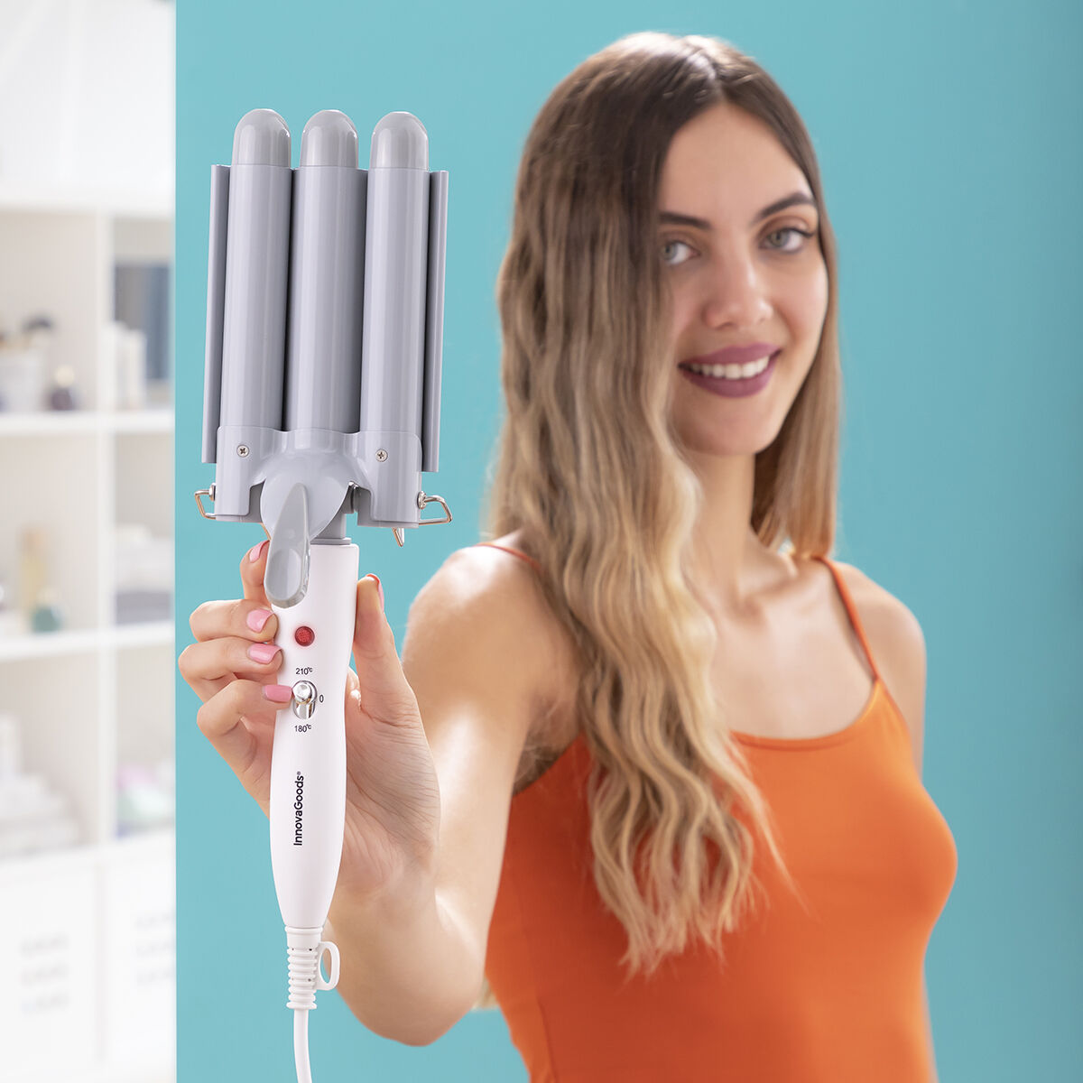 Dreifacher Keramik-Lockenstab Triler InnovaGoods
