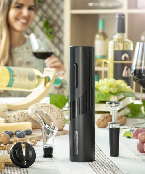 Elektrischer Korkenzieher mit Zubehör zum Weinkorken InnovaGoods