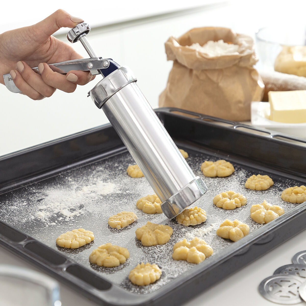 2-in-1-Keksmaschine und Spritzpistole Prekies InnovaGoods